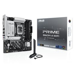 Asus PRIME B860M-A WIFI, Intel B860, 1851, Micro ATX, 4 DDR5, HDMI, 2 DP, Wi-Fi 6E, 2.5G LAN, 2x M.2 Asus PRIME B860M-A WIFI, Intel B860, 1851, Micro ATX, 4 DDR5, HDMI, 2 DP, Wi-Fi 6E, 2.5G LAN, 2x M.2